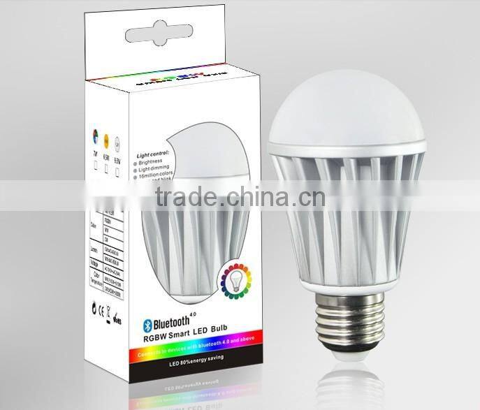 E27 Music Alarm Group Smart LED Light Bulb Lamp RGB APP Remote Multi-Color