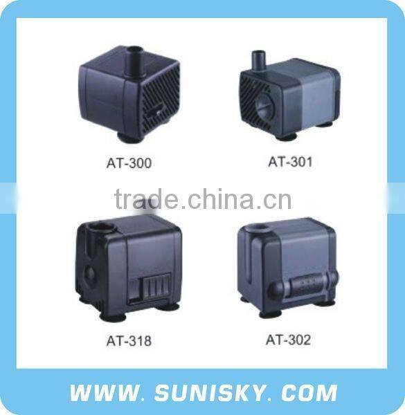 AT series fountain pump with led lights