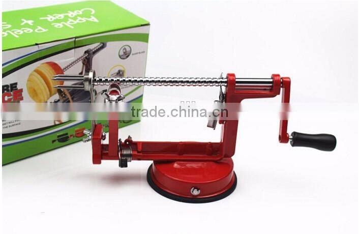 3 in 1 stainless steel commercial apple Pear Potato Peeler Corer Slicer