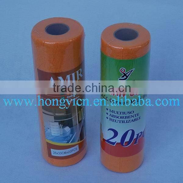 Cleaning wiper rolls (viscose/polyester)