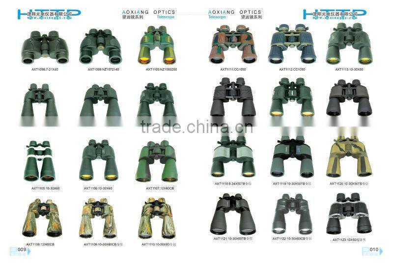 high quality Compare 10*50binocular multifunction refractor telescope environmental