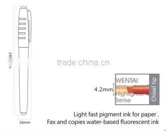 Promotional Custom Different Colors Marker Highlighter in highlight