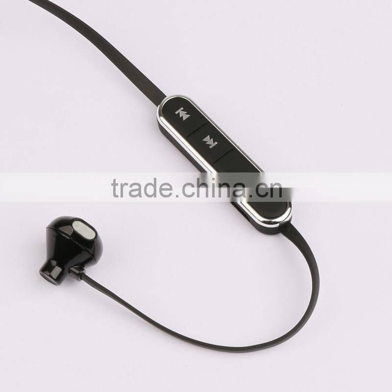 Best Sale Stereo Wireless Neck Strap Bluetooth Sport Earphone MP3 Player