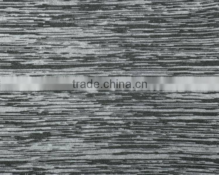 Jiufan Textile 2014 Hot Sale Soft T/R 50/50 Polyester Viscose Fabric Composition Melange Effect Fabric