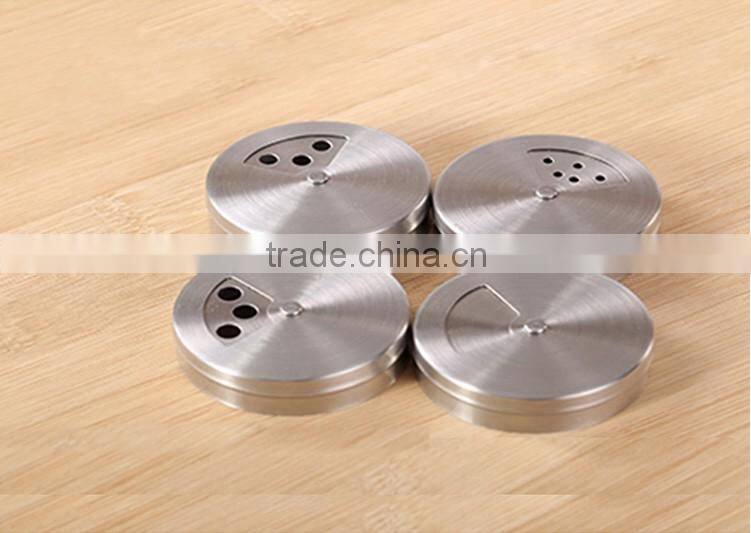 90ml Glass Seasoning Jars With Metal Shelf