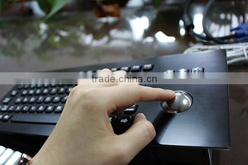 Vandal Proof metall keyboard with Trackball and Integrated EPP
