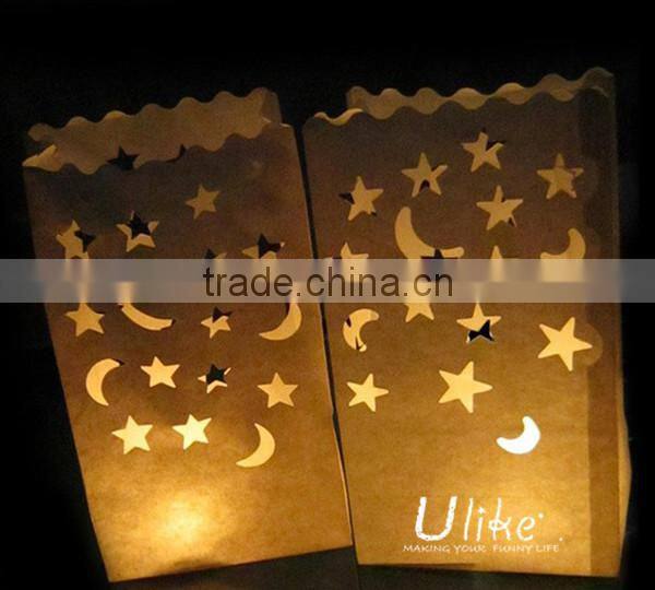 paper bag for candle New design luminaria candle bag