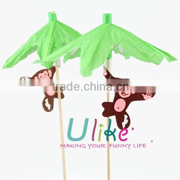 Cocktail Parasols stick use for cake toppers, in drinks and on sandwiches graduation decoration