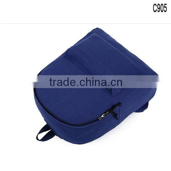 china manufacturer wholesale canvas shool backpack bag rucksack