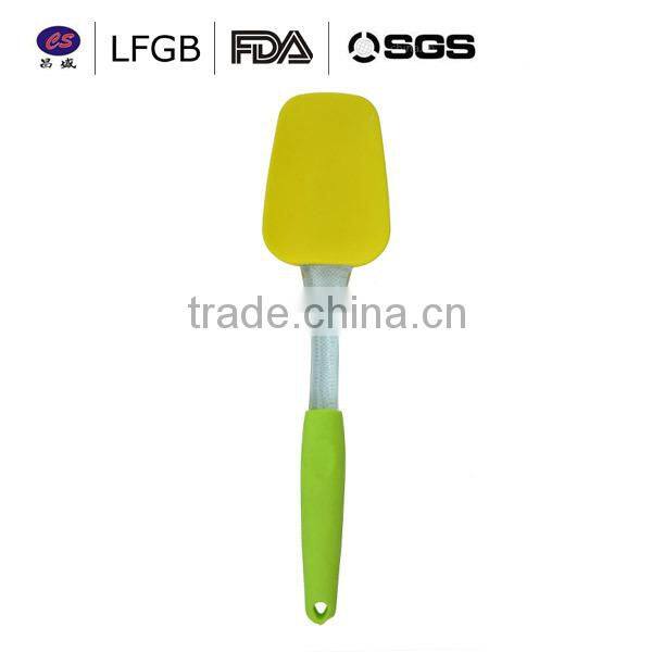 with stock! professional new design factory price silicone spatula with handle