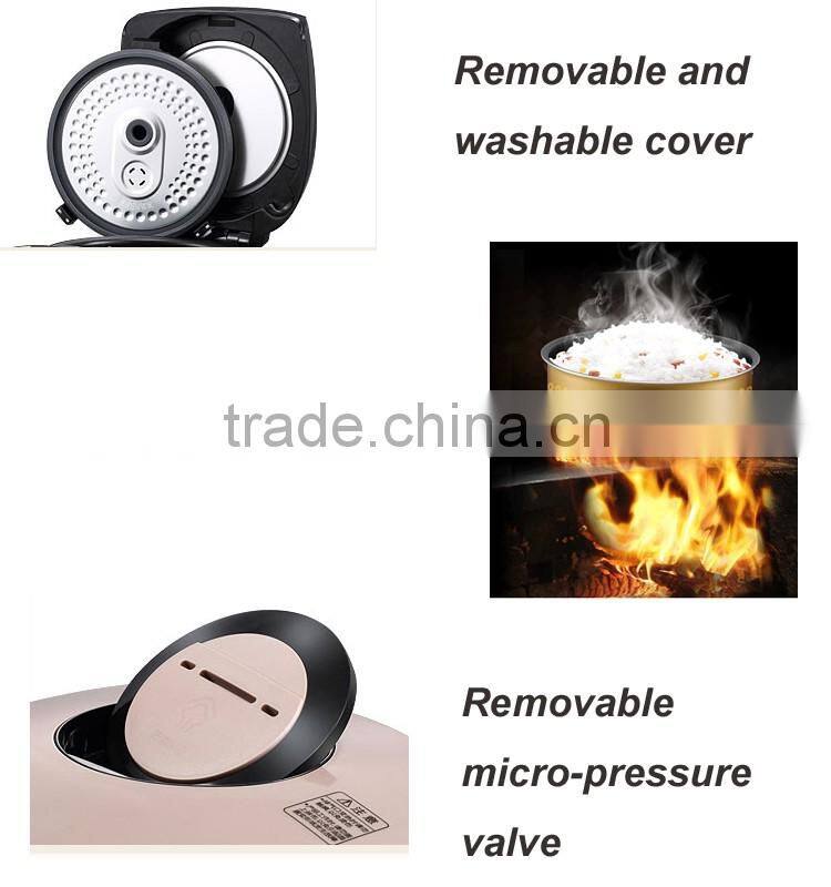 Gas automatic 5 L Stainless Steel Inner Pot electric Rice Cooker with wonder cooker manual Midea