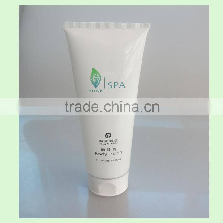 250ml body lotion cosmetic container with flip cap