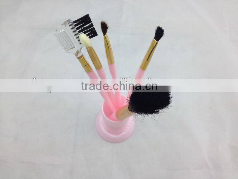 custom promotional plastic handle makeup brush