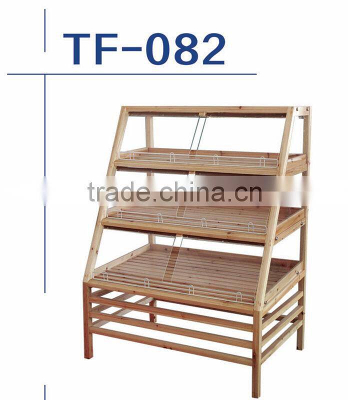 Hot Sale Bread Supermarket Wooden Shelf With Best Price