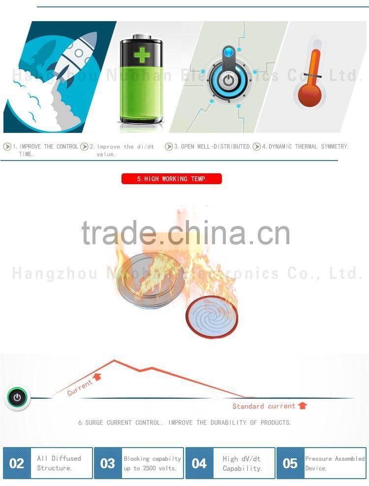 KK2500 2200-2500v 2500A fast thyristor fast switching thyristor