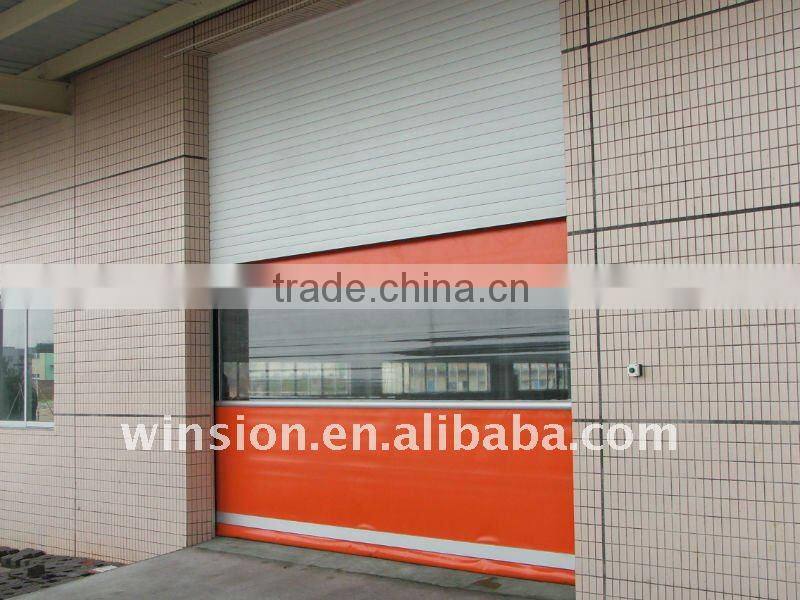 Industrial roll up door automatic control