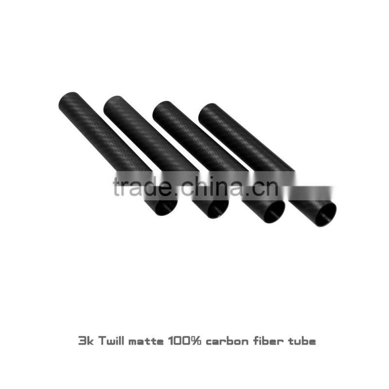Hot rolled tubes 3k matte carbon tube for unmaned drone parts 500mm