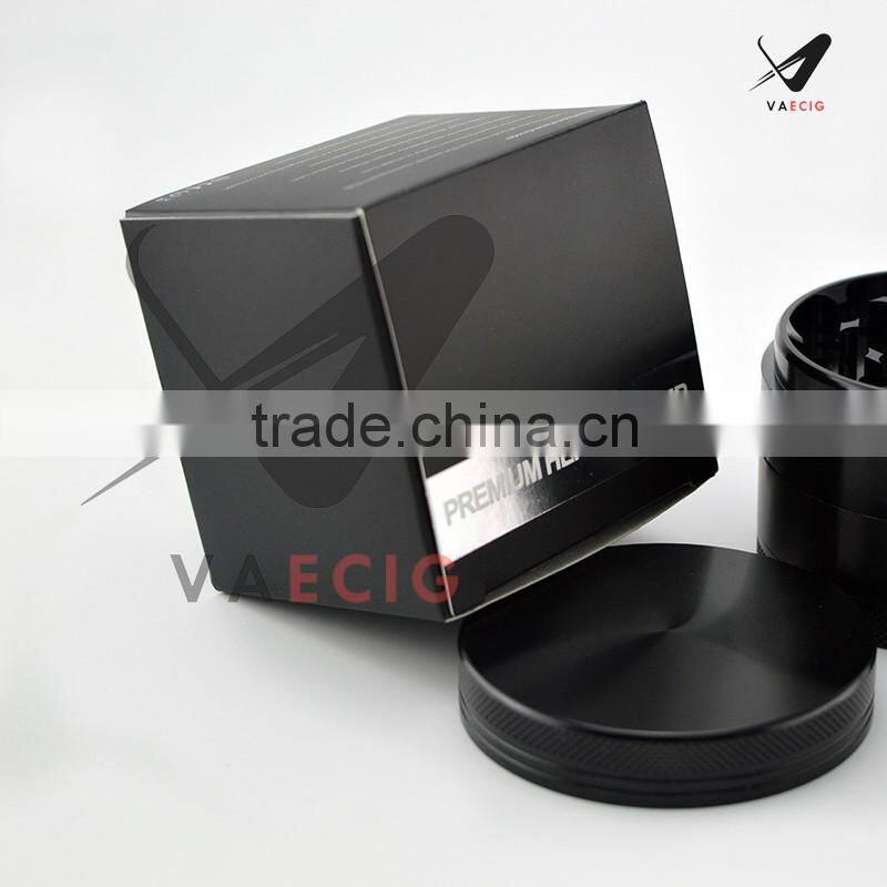 VA Herb Grinder with Pollen Catcher with 34 Teeth for Fine Grinding - 4 Pieces zinc alloy weed grinder