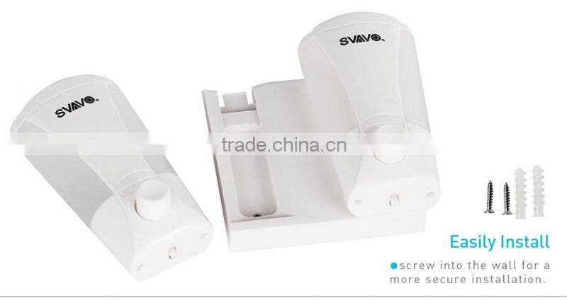 200ml*2 Double shampoo liquid soap dispenser for hotel bathroom V-4701-2