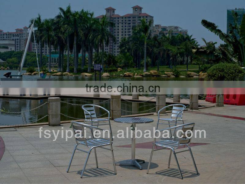 cheap round stainless steel dining table YT1