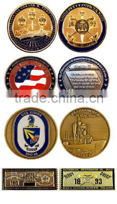 High quality military challenge coin