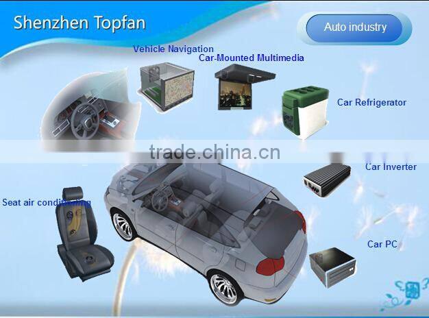 12V DC air conditioner brushless fan 80mm