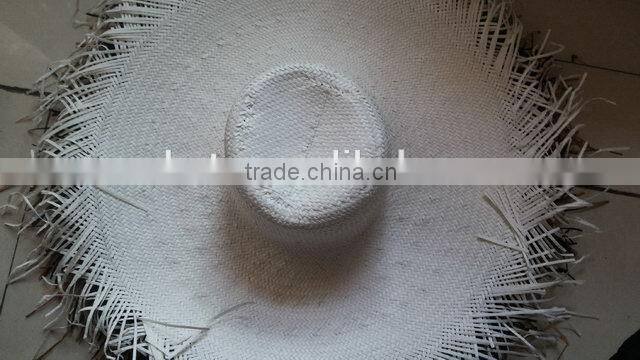 2015 New Arrival top quality floppy straw caps with colorful body