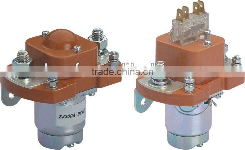 High voltage electrical vacuum DC contactor