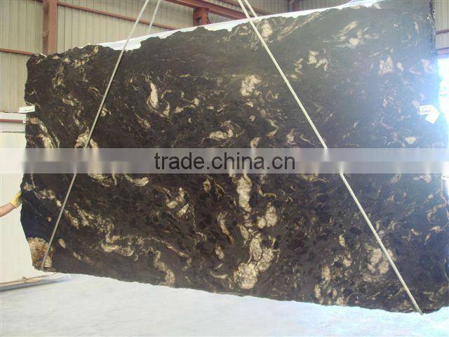 black cosmic granite tile