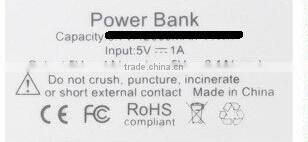 Hot selling/new design/RoHs,CE certificatied 15000mAh mobile power supply