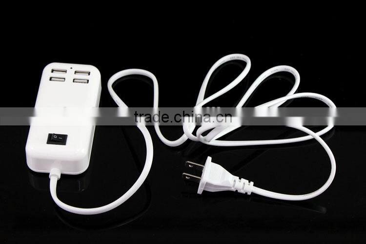 4-port USB Desktop Charger