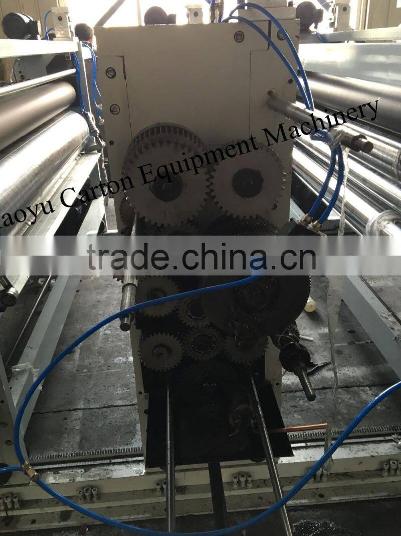 High speed automatic carton box flexo printer slotter die cutter machine