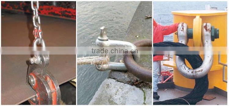 Qingdao rigging AS2741 grade s marine rated d shackles
