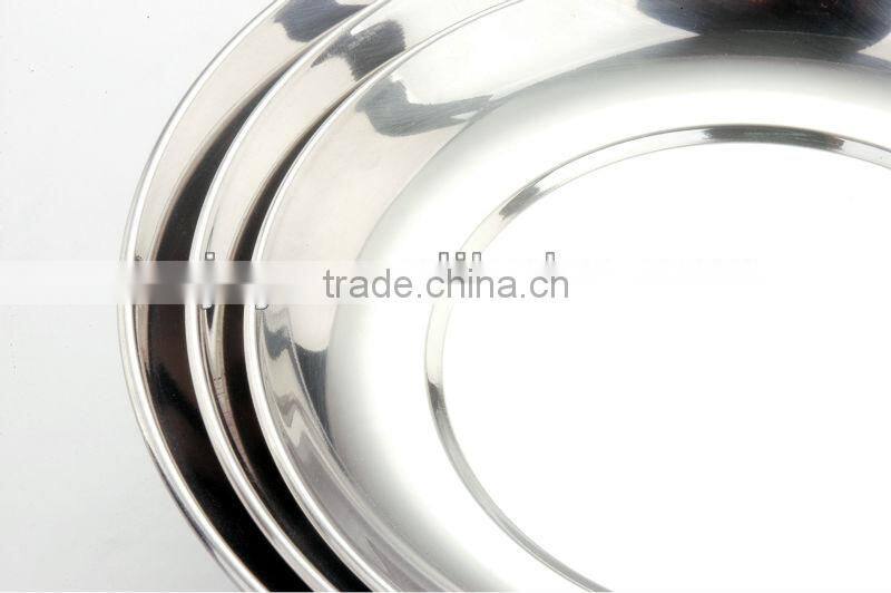 Stainless Steel Round Tray