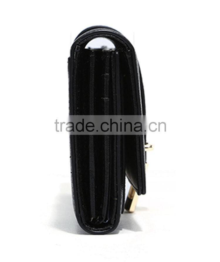 Newest ladies design saffiano wallet from custom wallet maker