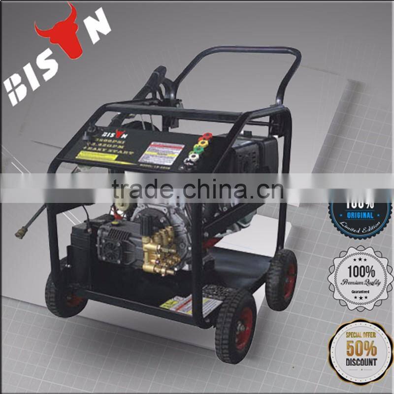 Bison China Taizhou Metal Material Gasoline Engine Pressure Cleaning Machine, Car Washer Machine