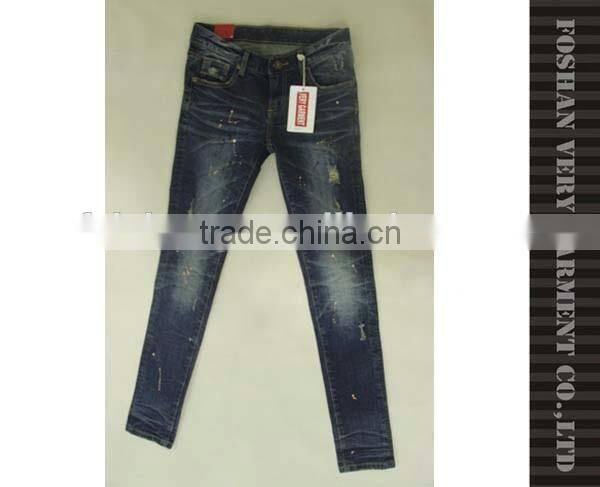 ladies jeans top design with special printing