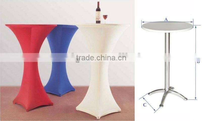 Polyester Spandex Cocktail Table Covers