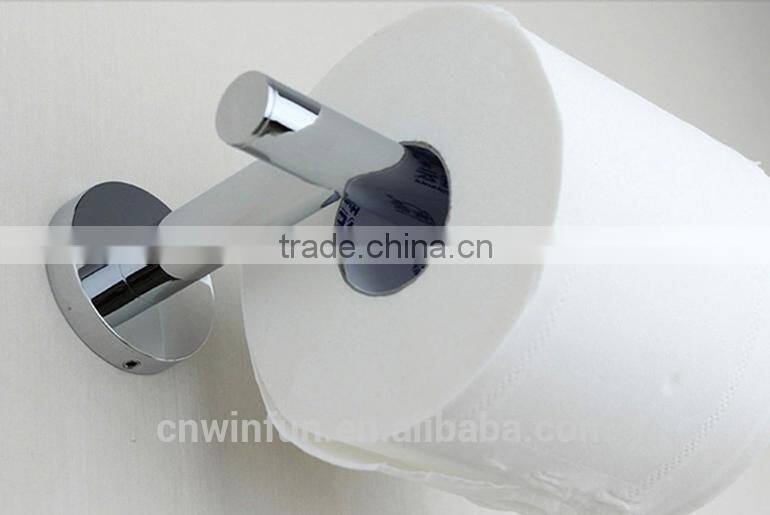 Solid Brass Chrome Finish paper holder ,Bathroom Hardware Product,Bathroom Accessories FM-1286W