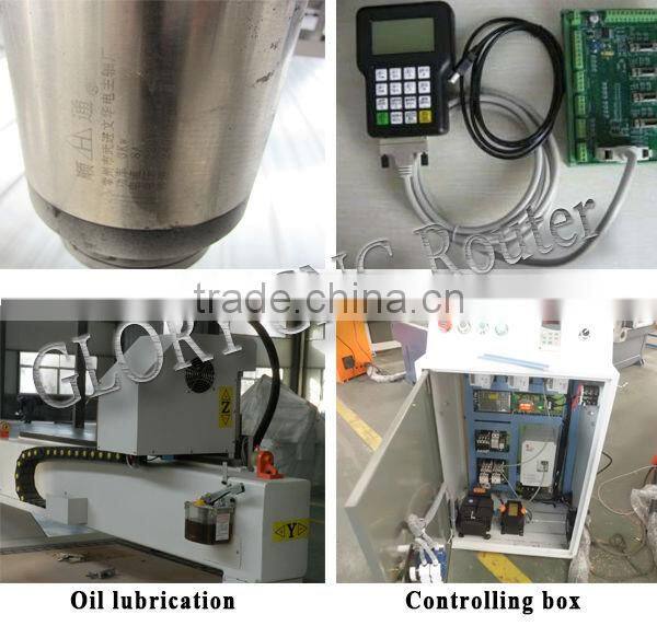 GLORY DSP Controlled Five Spindles/Heads CNC Router
