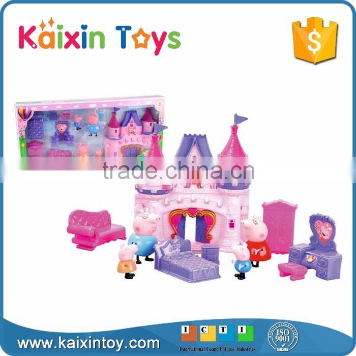 10241613 Hot Sale Fashion Girl Castle Play Set With Light And Music