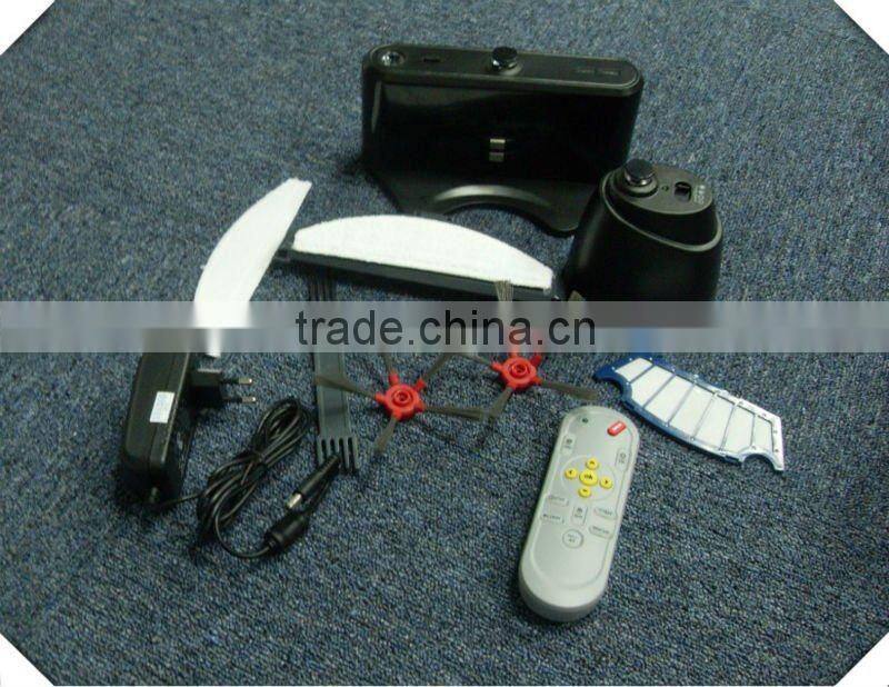 Hot!!! Newest smart self-rechargeable robot vacuum cleaner,Anti-fall,remote controller,recharge station KRV209