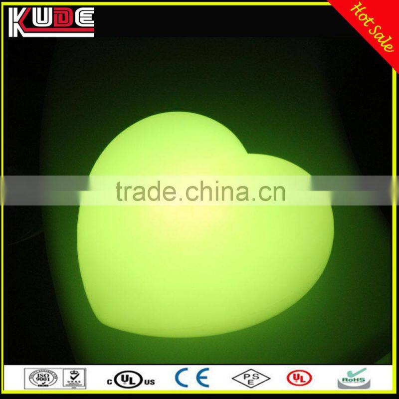 Wedding Decorative Lamp Heart Shape Flashing LED Night Light With RGB Light MultiColor Changing