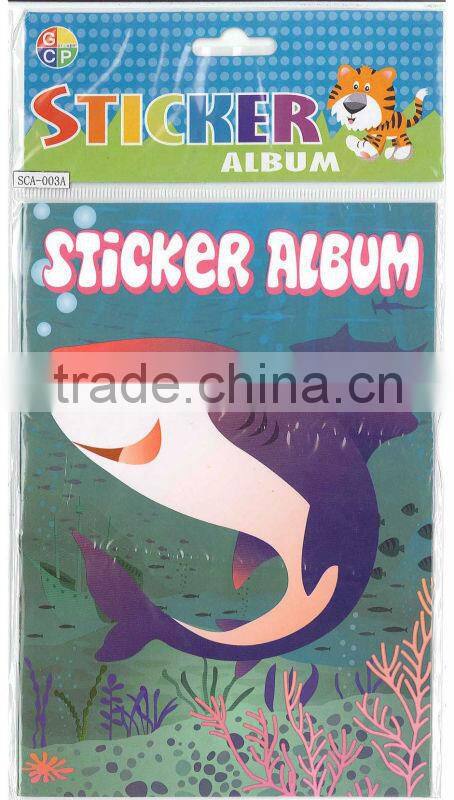 2013 New design sticker book -- Marine Animal