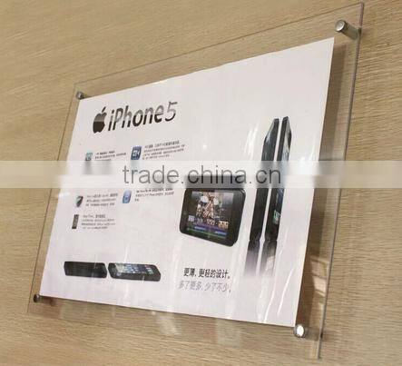 wall mounted a4 acrylic certificate frame