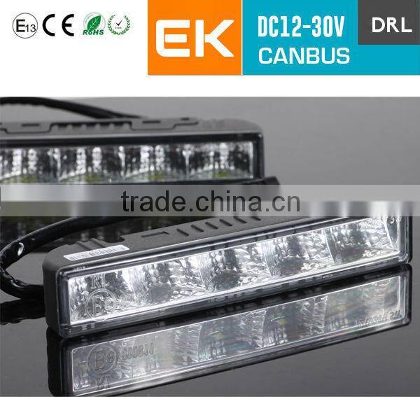 DRL LED Full Aluminum Housing 6 LEDs 12W E-Mark