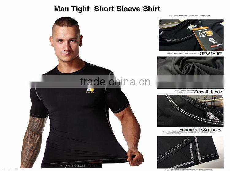 Gym tights Bodybuilding tights Custom climbing Compression Shirts underwear tights garment red blue black white