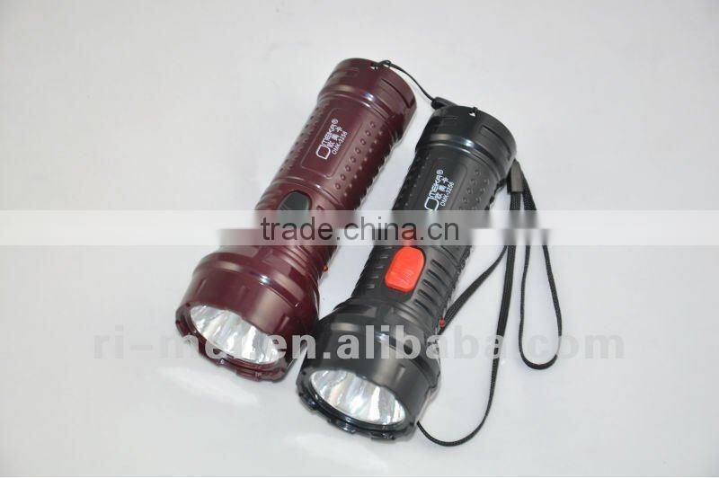 Promotion 3256 LED flash light with rechargeable function