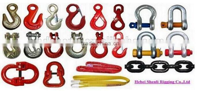 DSL G80 Drop Forged Swivel Locking safety Hook with Bearing