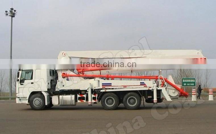 Hdt Series Hopper Capacity 700L Concrete Boom Pump Truck